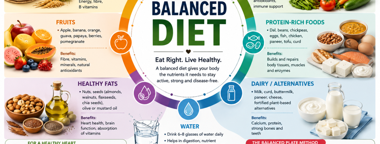 Balanced diet -A practical approach