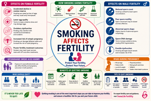 Smoking’s Impact on Fertility Infographic