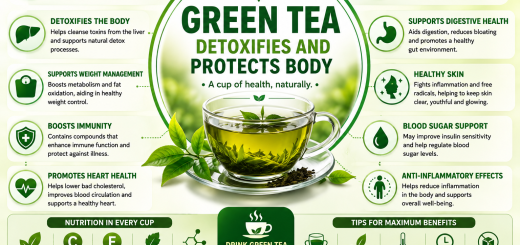 Green Tea Detoxifies And Protects Body