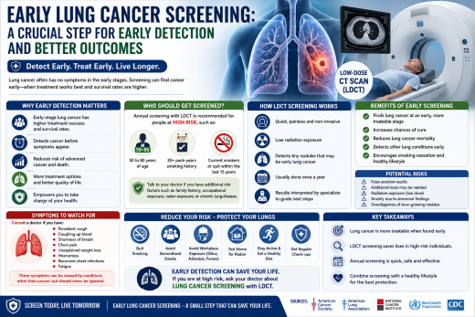 Early Lung Cancer Screening: A Crucial Step for Early Detection and Better Outcomes