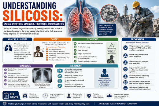 Understanding Silicosis: Causes, Symptoms, Diagnosis, Treatment, and Prevention