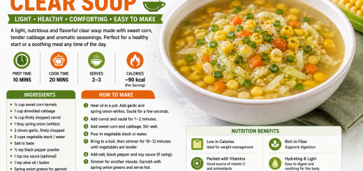 Corn & Cabbage Clear Soup