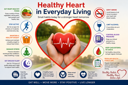 Healthy heart in everyday living