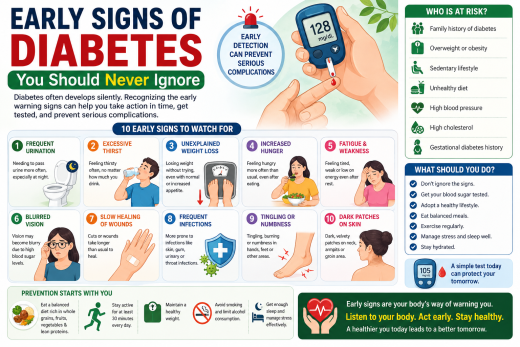 Early Signs of Diabetes You Should Never Ignore