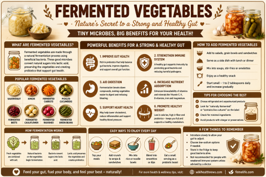 Fermented Vegetables: Nature’s Secret to a Strong and Healthy Gut