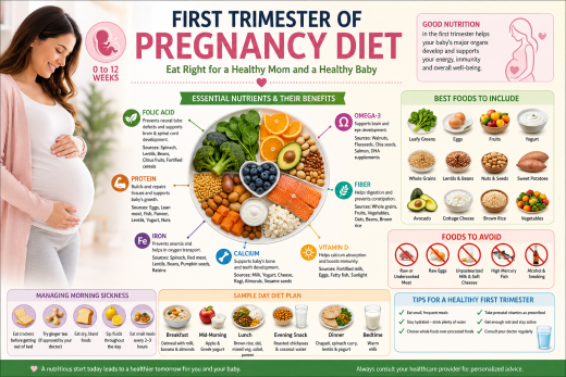 First trimester of Pregnancy Diet