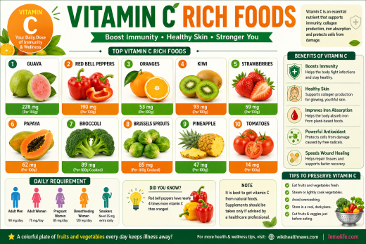 Vitamin C Rich Foods: The Ultimate Guide to a Healthy Diet