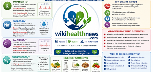 Electrolytes and Heart Disease: Potassium, Sodium, Magnesium & Calcium