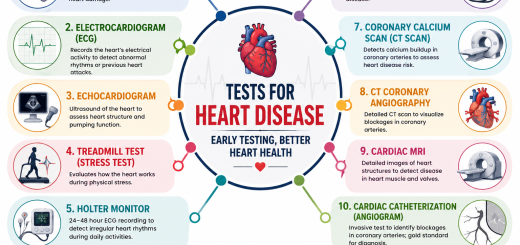 Heart Disease Testing Infographic