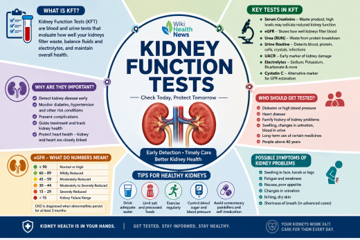 Kidney Function Tests Infographic