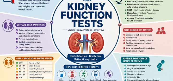 Kidney Function Tests Infographic