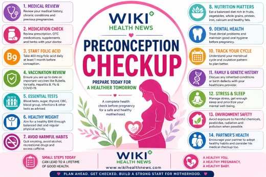 Preconception Checkup Health Checklist