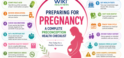 Preconception Health Checklist Infographic